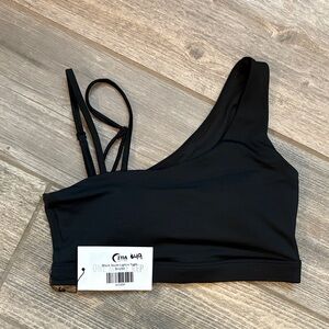 Zyia Black Asym Light n Tight Bra